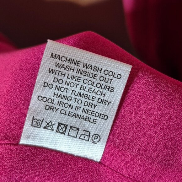 Revolve Friends & Lovers Fuchsia Pink Megan Wrap Dress Size XL - Picture 10 of 11